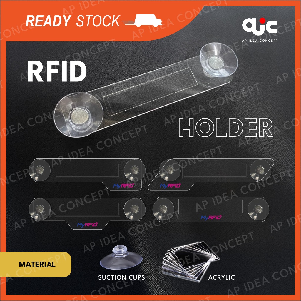 ผู้ถือ RFID สําหรับ TNG RFID สติกเกอร์ RFID แท็กผู้ถือ
