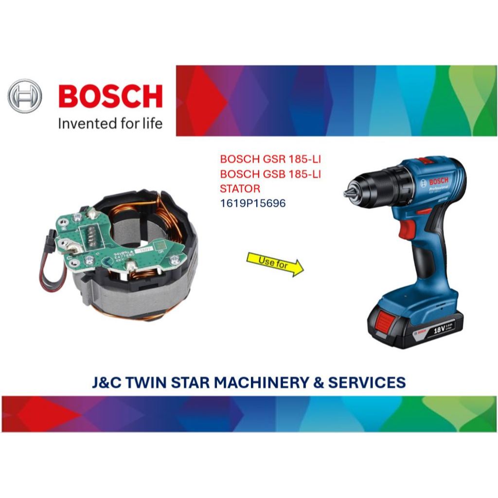 BOSCH GSR 185-LI STATOR / GSB 185-LI STATOR 1619 P15 696