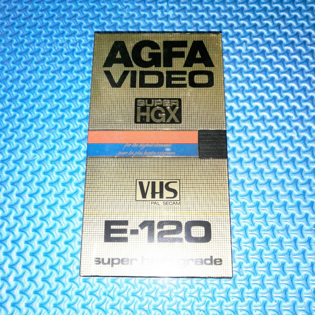 AGFA Video Super HGX E-120 Blank VHS Video Tape