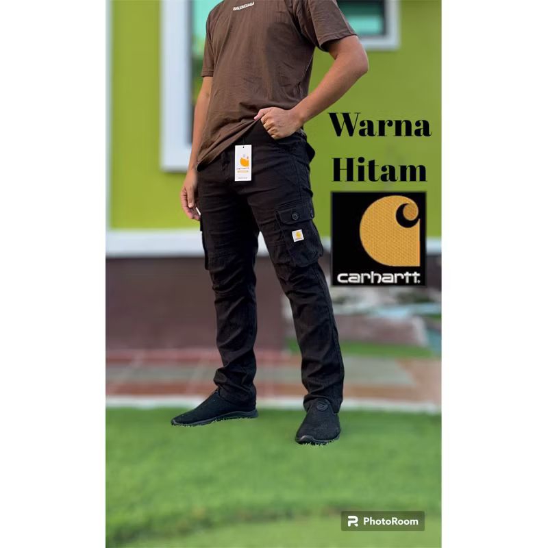 กางเกงคาร์โก้ CHarhart Dubble Button Seluar Carggo Boxxer Pocket Seluar New 2 Button 6pocket Cargo P