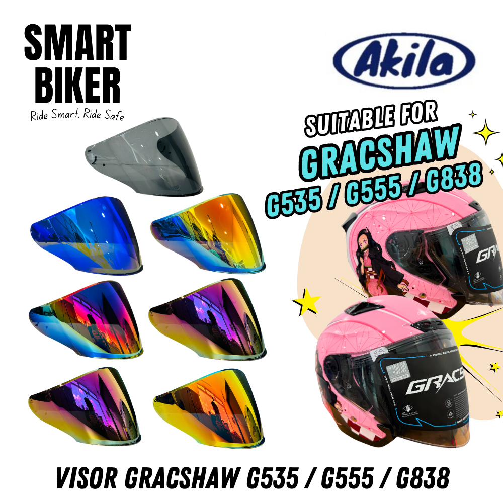 กระบังหน้า (AKILA) Gracshaw สําหรับหมวกกันน็อค Gracshaw G535 / G555 /G838