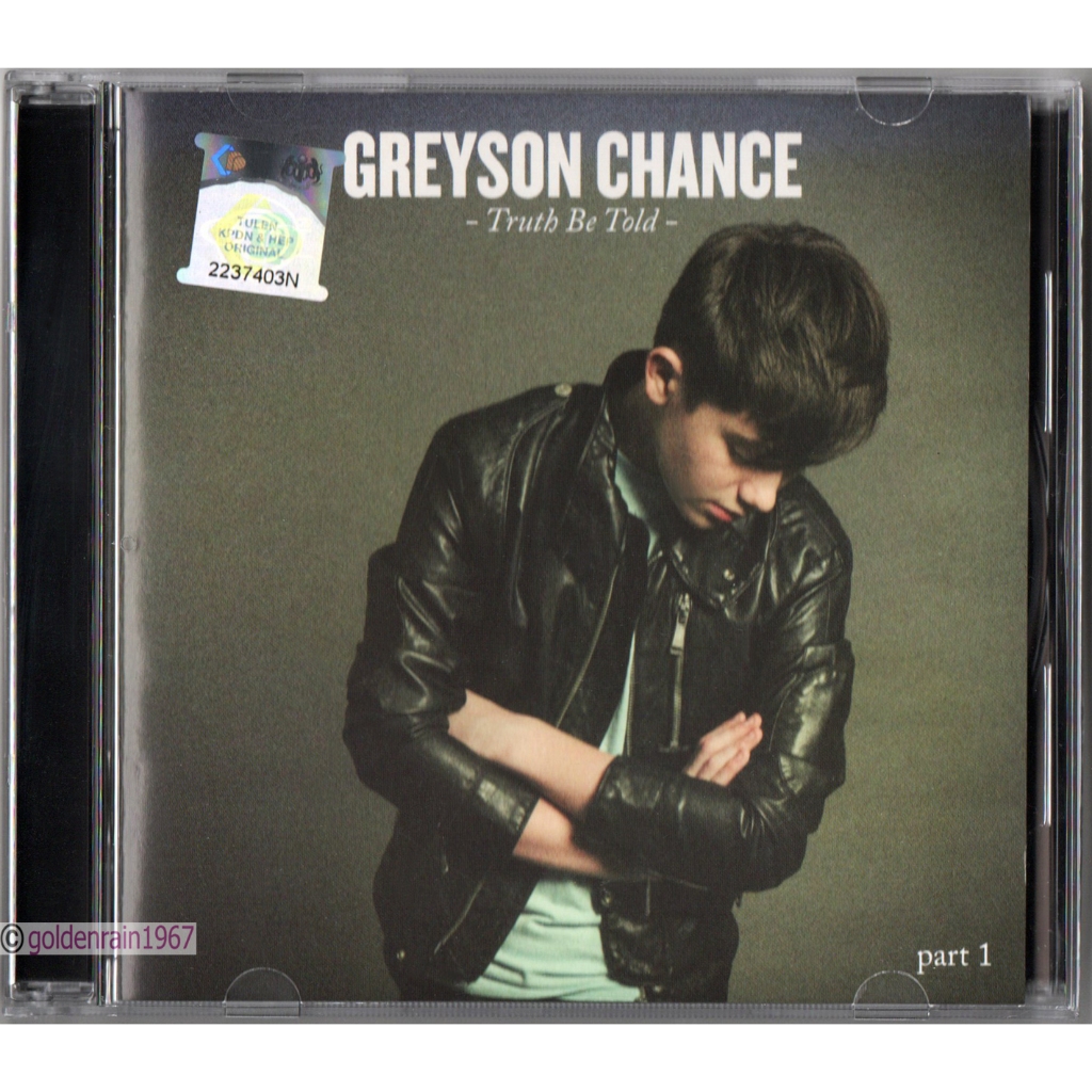GREYSON CHANCE - Truth Be Told ภาค 1 2012 ซีดีเพลงสากล SEALED