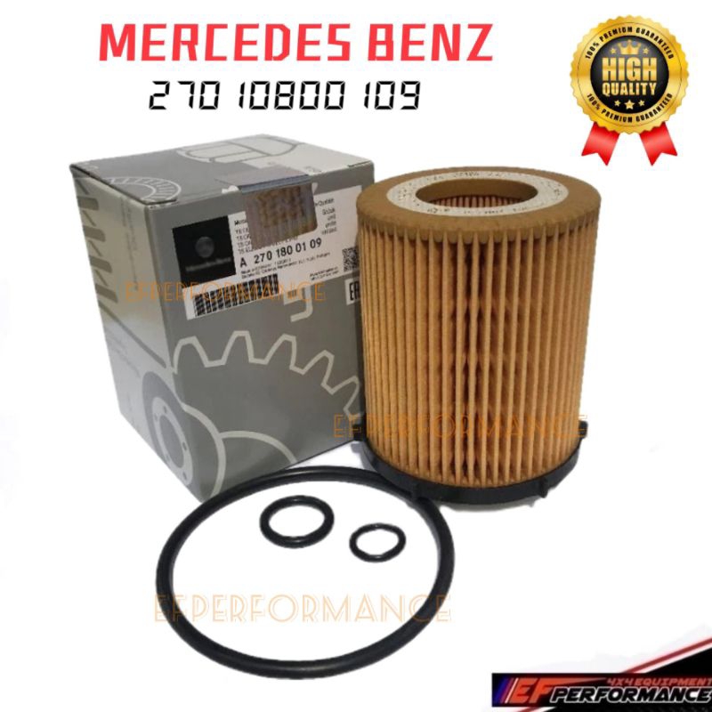 2701800109 Mercedes Benz กรองน้ํามัน W176 M270 M274 W176 A180 A200 A250 E200 E250 C180 C205 C250 CLA