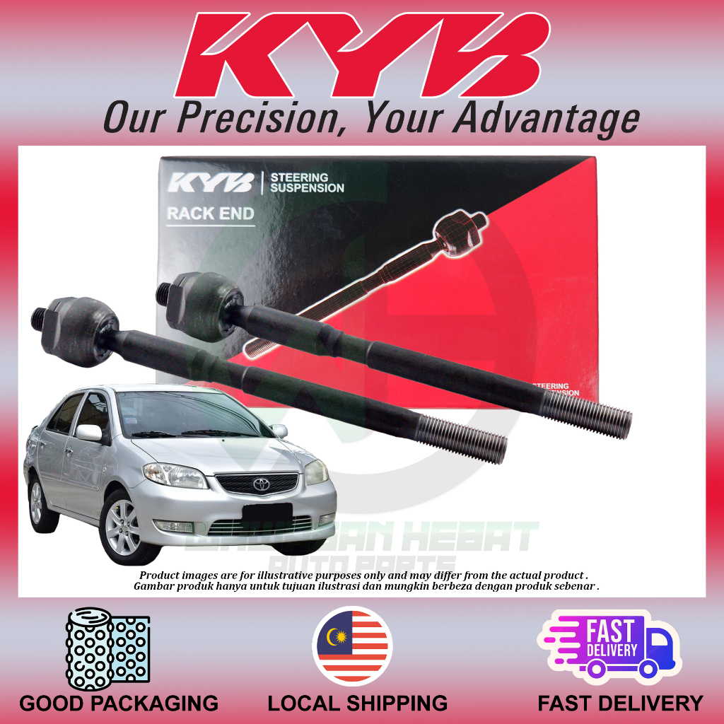 Toyota Vios NCP42 หัวบอลพวงมาลัยแร็ค Heavy Duty Kayaba KYB