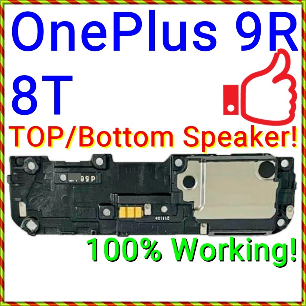 (การทํางาน 100%) ใหม่ Earpiece /Music Loud Speaker Buzzer สําหรับ OnePlus 9R / 8T / KB2003 KB2005 LE