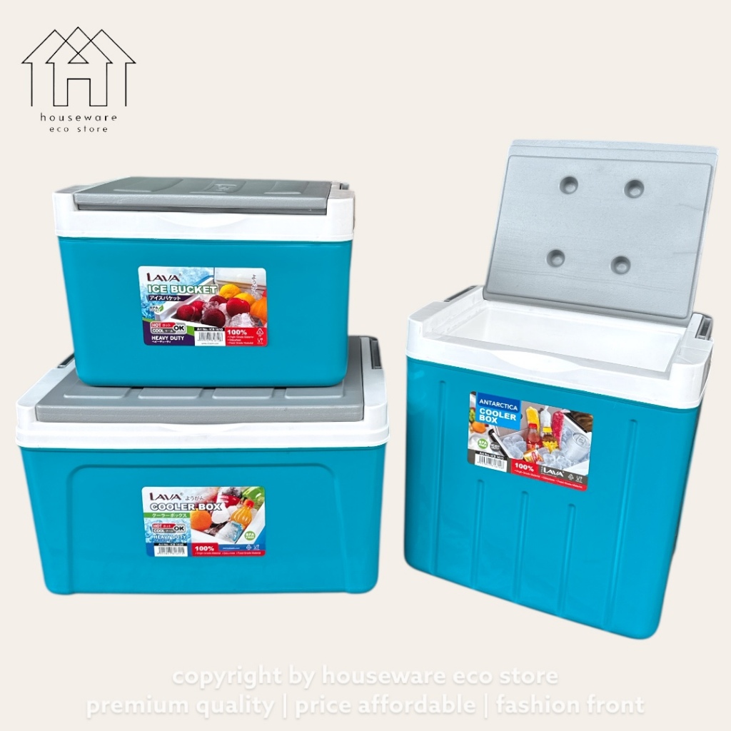 10L / 15L / 20L LAVA Cooler Box / Ice Box / Ice Bucket / Picnic Box / Bekas Ais / Tong Ais ประการ外冰筒