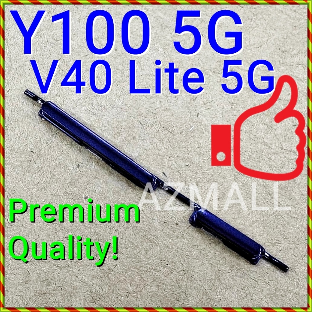 (3 สี) ชุดปุ่มด้านข้างปริมาณพลังงานเปิด/ปิดใหม่สําหรับ vivo V40 Lite / Y100 5G / V2417 V2327