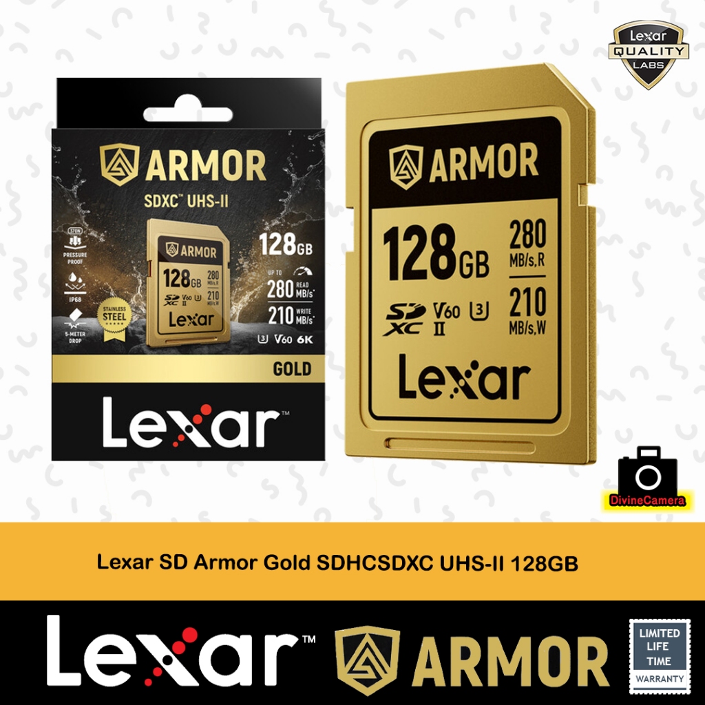 Lexar SD Armor Gold SDHC/SDXC UHS-II 128GB/256GB
