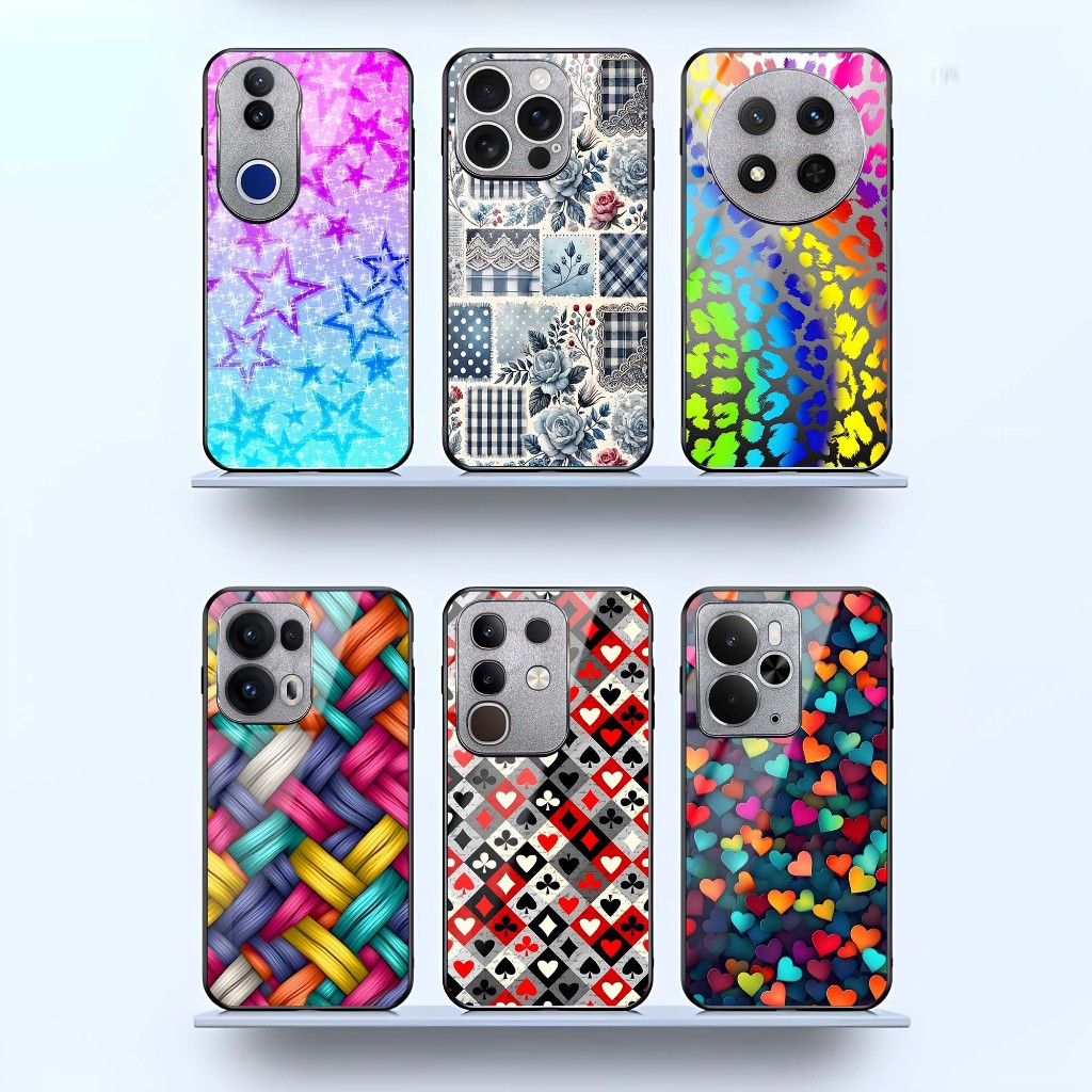 PC Plexiglass Back Case Shape Series สําหรับ Xiaomi Mi 9/Mi 9T/Pro/Mi Note 10/CC9 Pro / Mi 11