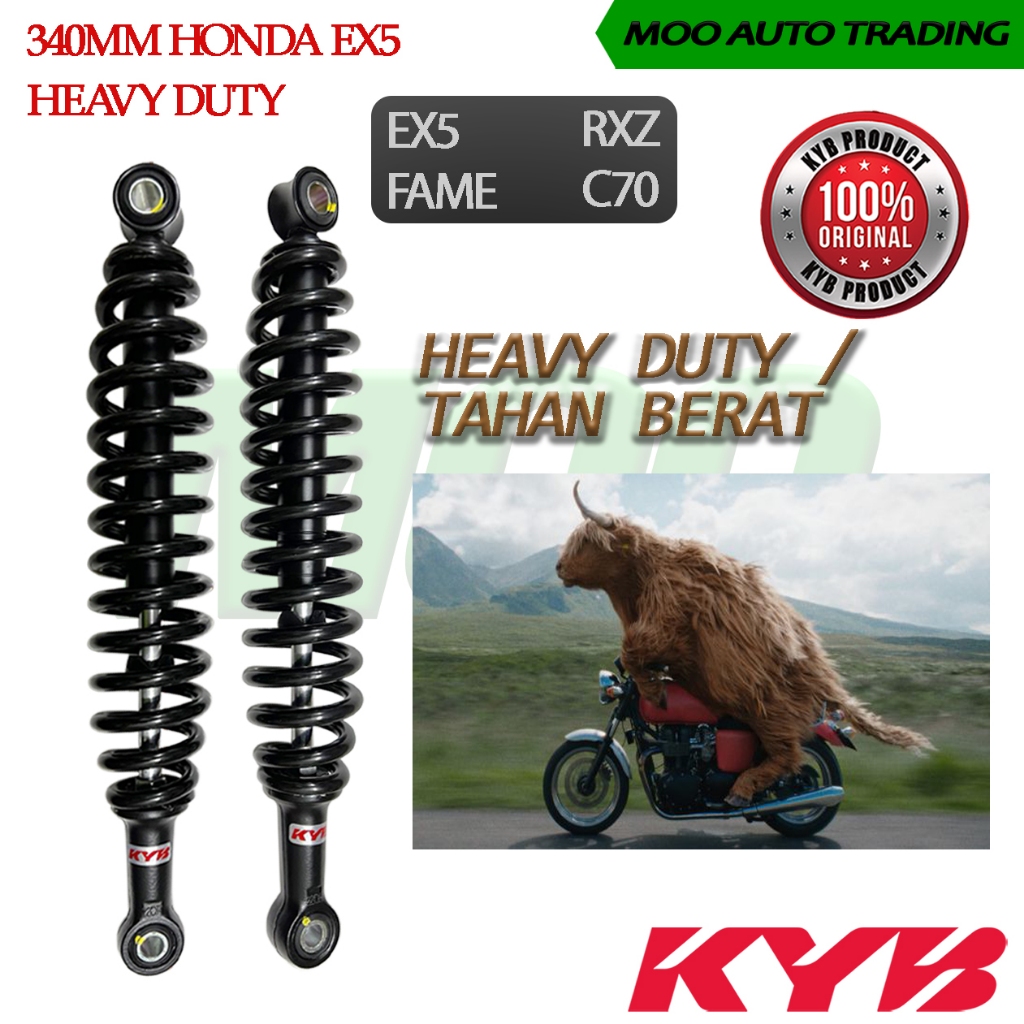 HONDA EX5 STANDARD / SUPER HEAVY DUTY KYB KAYABA ด้านหลัง ABSORBER (MONO / MONOSHOCK)