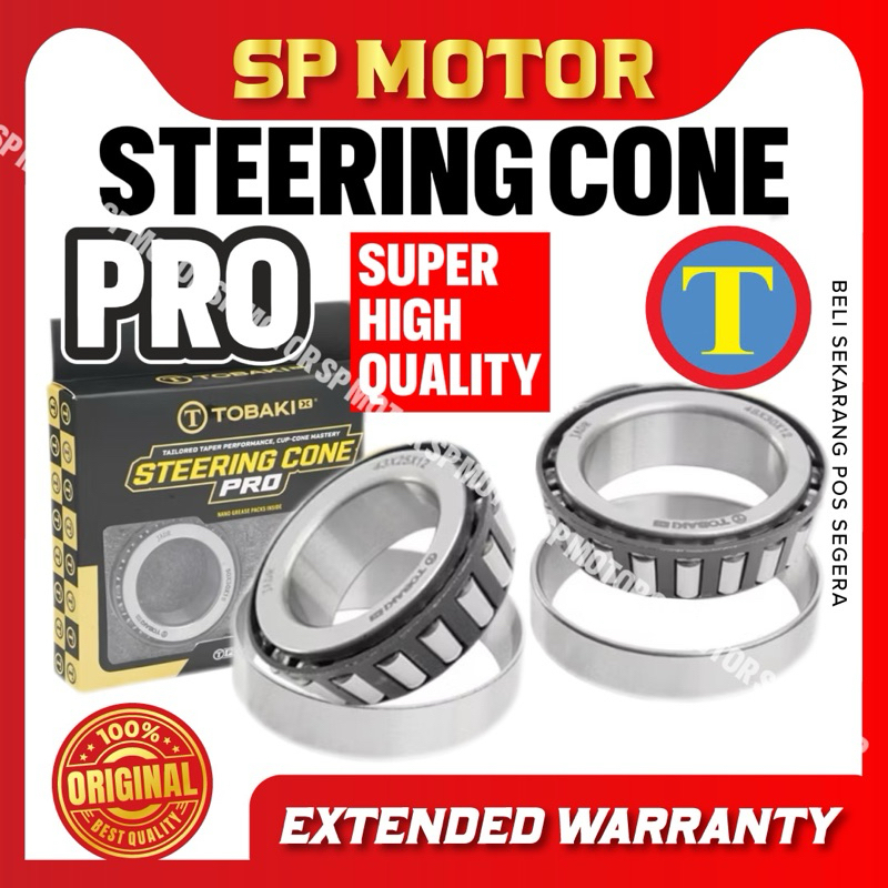 TOBAKI-X STEERING CONE PRO EX5 DREAM CLASS LC135 Y15 Y125Z Y100 SRL FI EGO AVANTIZ SOLARIZ NOUVO NMAX R15 FZ VF3I BONUS