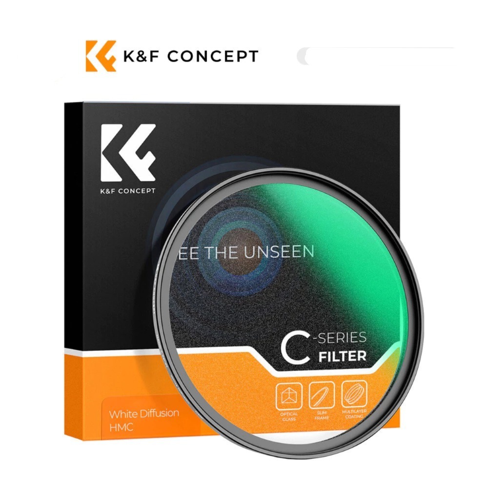 K&F Concept Nano-C Series White Mist Diffusion Effect Lens Filter 72mm