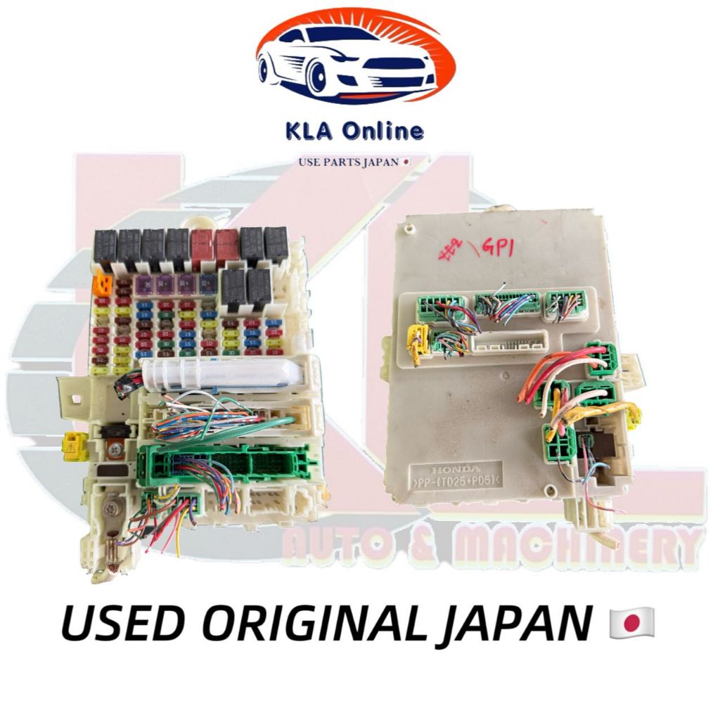 289.JAZZ FIT GP1 GE8 INNER DASHBOARD กล่องฟิวส์พร้อมซ็อกเก็ต&RELAY