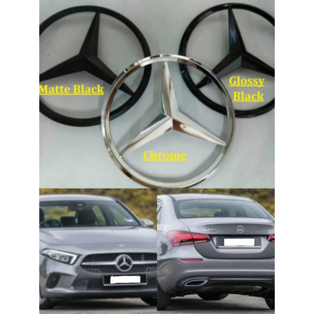 Mercedes A Class V177 W177 A177 โลโก้สัญลักษณ์หลังซีดาน