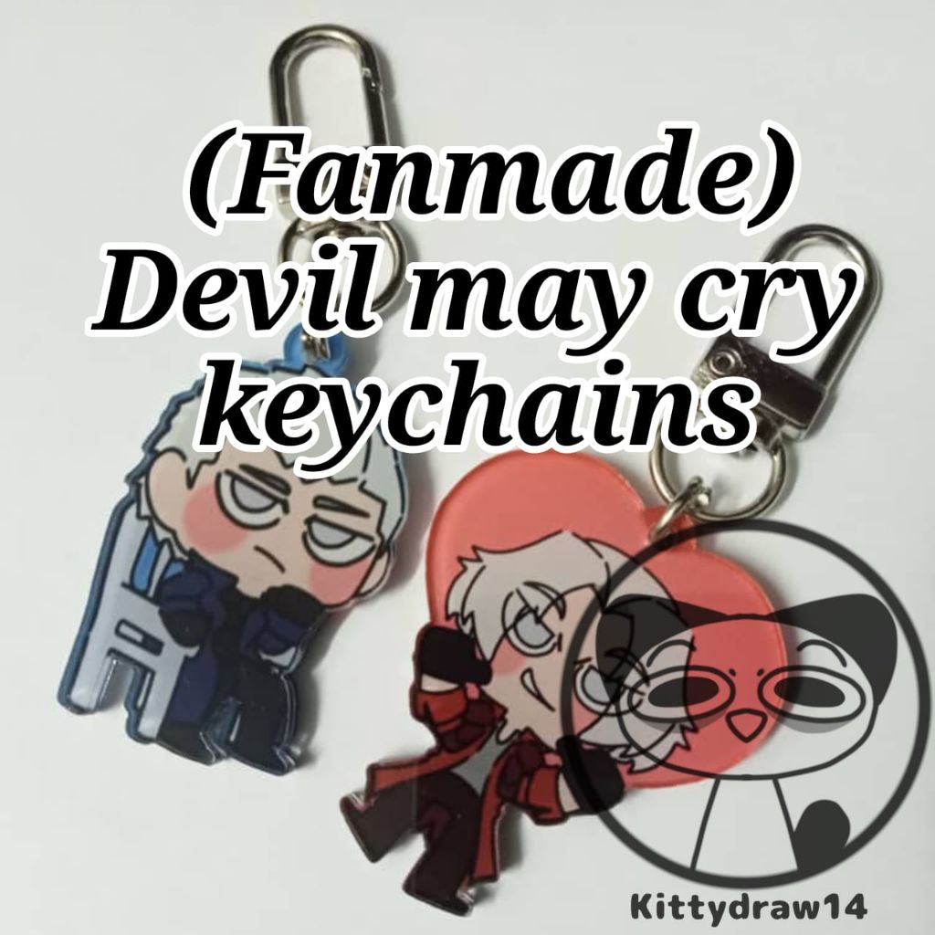 (Fanmade) พวงกุญแจ Devil May Cry (Dante and Vergil)