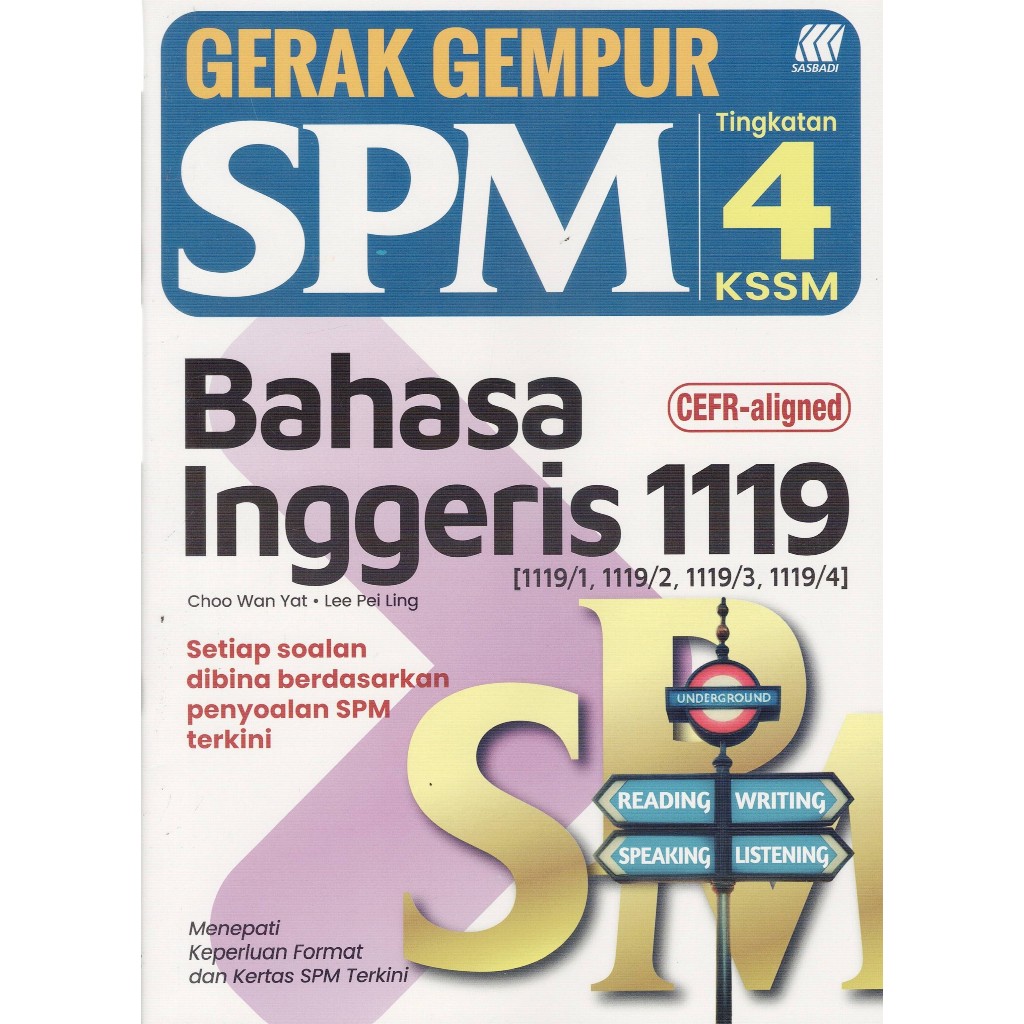 หนังสือภายนอก (2025): SPM ENGLISH MOVEMENT CEFR-ALIGNED LEVEL 4 KSSM