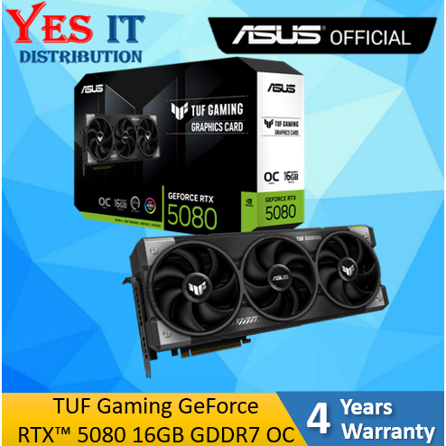 กราฟิกการ์ด ASUS TUF Gaming GeForce RTX5080 16GB DDR7 OC