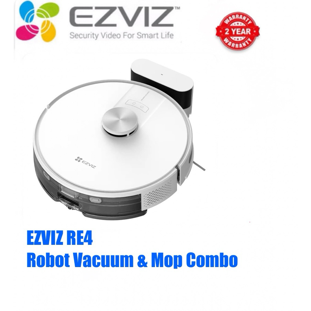 EZVIZ Robot Vacuum & Mop Combo RE4 4000 Pa ดูด LDS LiDAR นําทาง Voice Smart Control