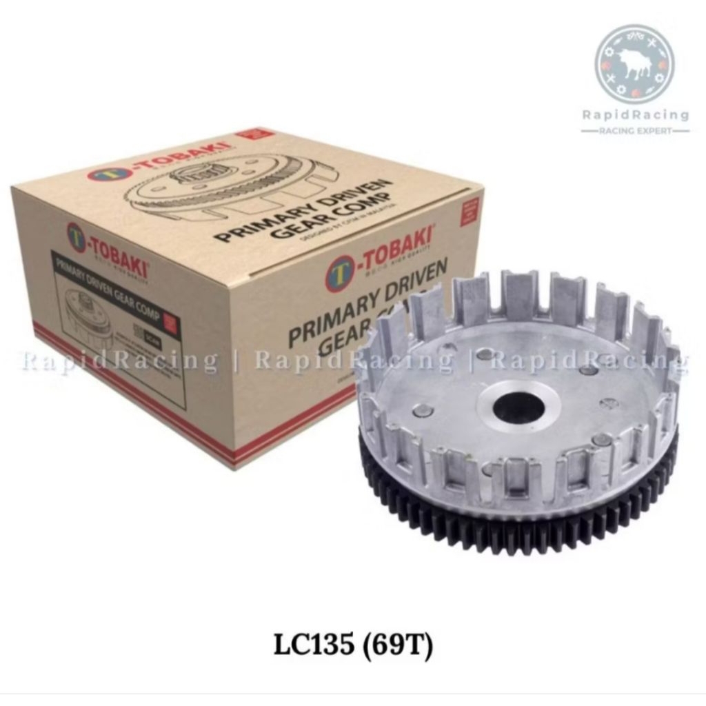 PRIMARY GEAR HOUSING CLUTCH LC135 4 ความเร็ว GETAH MANGKUK CLUTCH LC135 V1 V2 V4 4SPEED HOUSING GETA