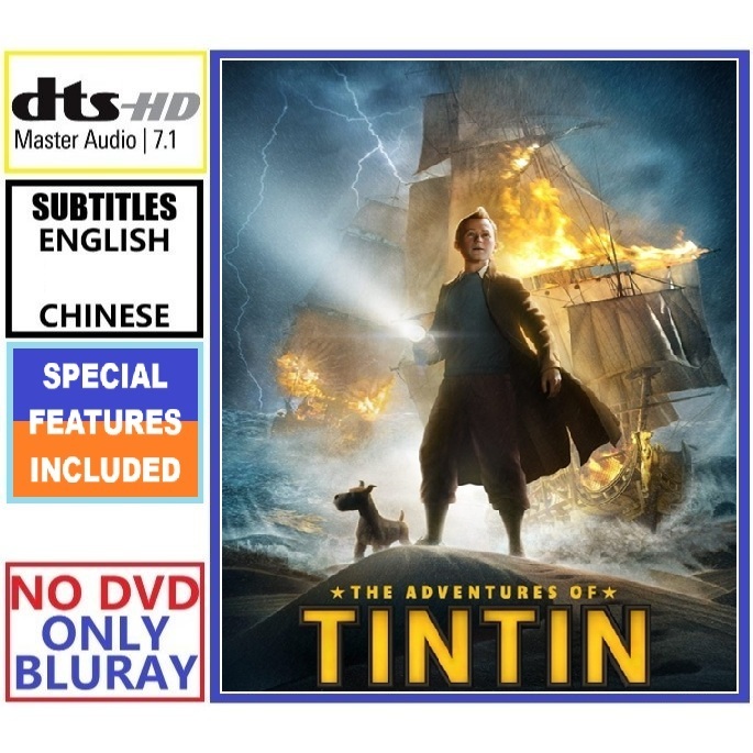 TCTN249 Thé Advéntures 0f Tintin (2011) Animation Action Adventure