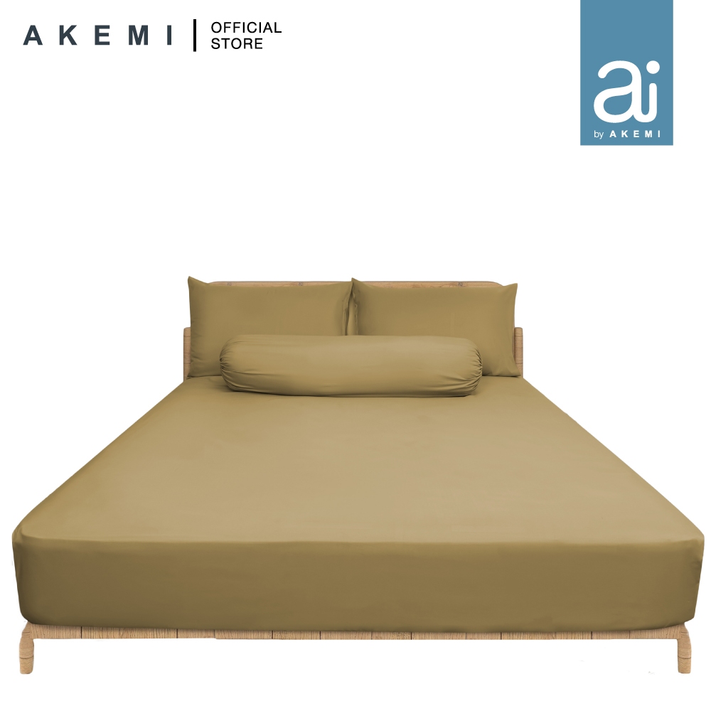 Ai by AKEMI Colourkissed Collection ชุดผ้าปูที่นอน MicroXT 700TC 100% (Queen)