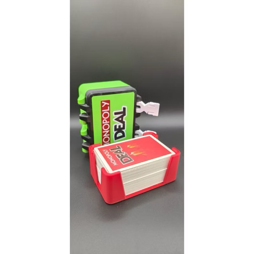NEW Monopoly Deal Card Case Monopoly Deal Card Box Card holder DEAL Monopoly Bid Case Case Box
