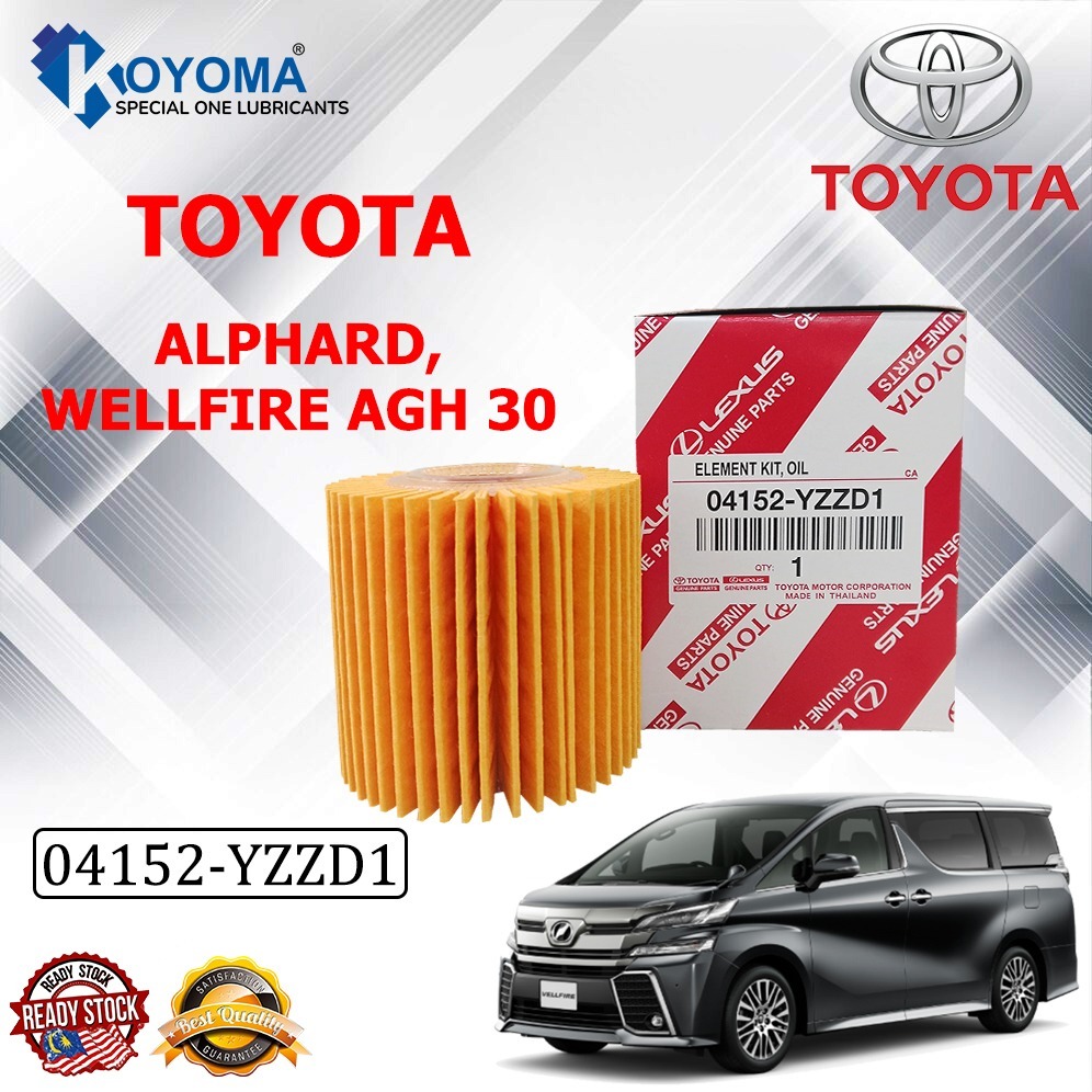 TOYOTA ESTIMA,ALPHARD,CAMRY,LEXUS OIL FILTER 04152-YZZD1/04152-YZZA1