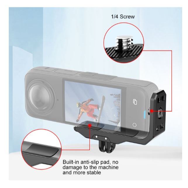 L Mount สําหรับ INSTA360 X4/ X5 mount/bike mount/ติดจักรยาน/ METAL CAGE สําหรับ X3/X4/X5