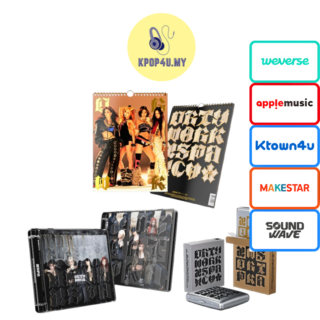 [POB] AESPA - DIRTY WORK ALBUM DIRTY WORKER / DIRTY CASE / DIRTY CODE VER.