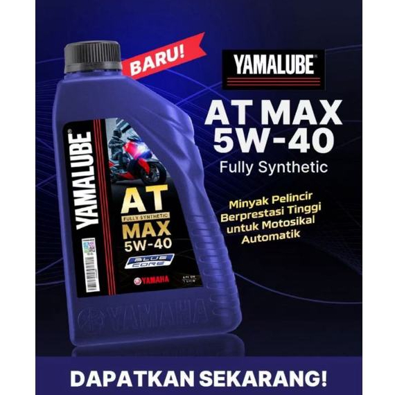 Yamalube สังเคราะห์แท้ 5W40 1.0L 100% (100% QR CODE SCAN ) MINYAK HITAM QR CODE SCOOTER AT MAX 4T