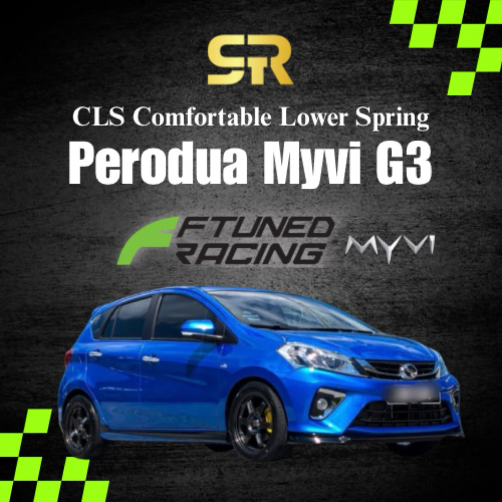 Ftuned Comfort Sping ลดสําหรับ Myvi G3 ปี 2017-2025 ทั้ง