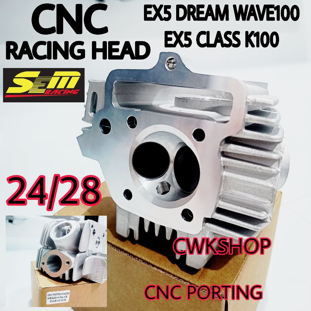 EX5 DREAM RACING CNC HEAD 24/28 SEM RACING