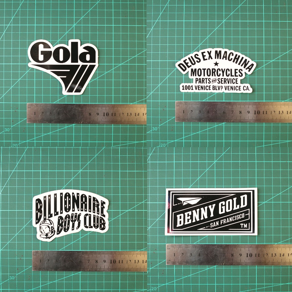 สติ๊กเกอร์ ( Gola, Deus Ex Machina, Billionaire Boys Club, Benny Gold )