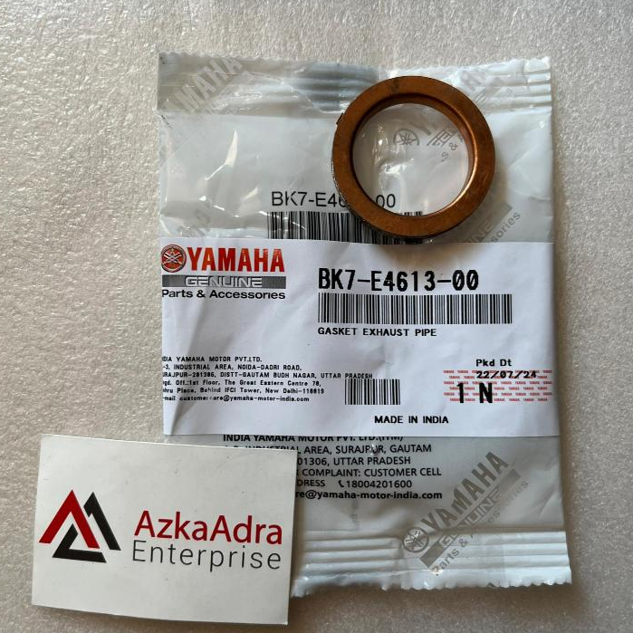 BK7-E4613-00 Yamaha NVX Nmax Y16 MT15 R15 R15M ท่อไอเสียปะเก็นท่อไอเสีย Eks