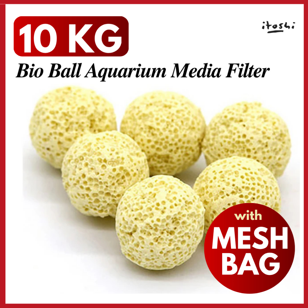ITOSHI Bio Filter Media มีรูพรุน Ball เซรามิค Bio Bacteria Ball Aquarium ถังปลา Biological Ball