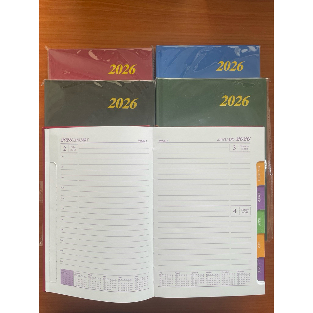 [PREMIUM] 2026 PREMIUM A5 Size Daily Planner 1 เล่ม 1 Wrap Packing