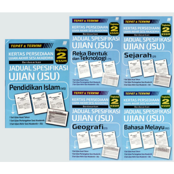 SASBADI EXERCISE BOOK สําหรับ JADUAL EXAM EXAM (JSU) LEVEL 2