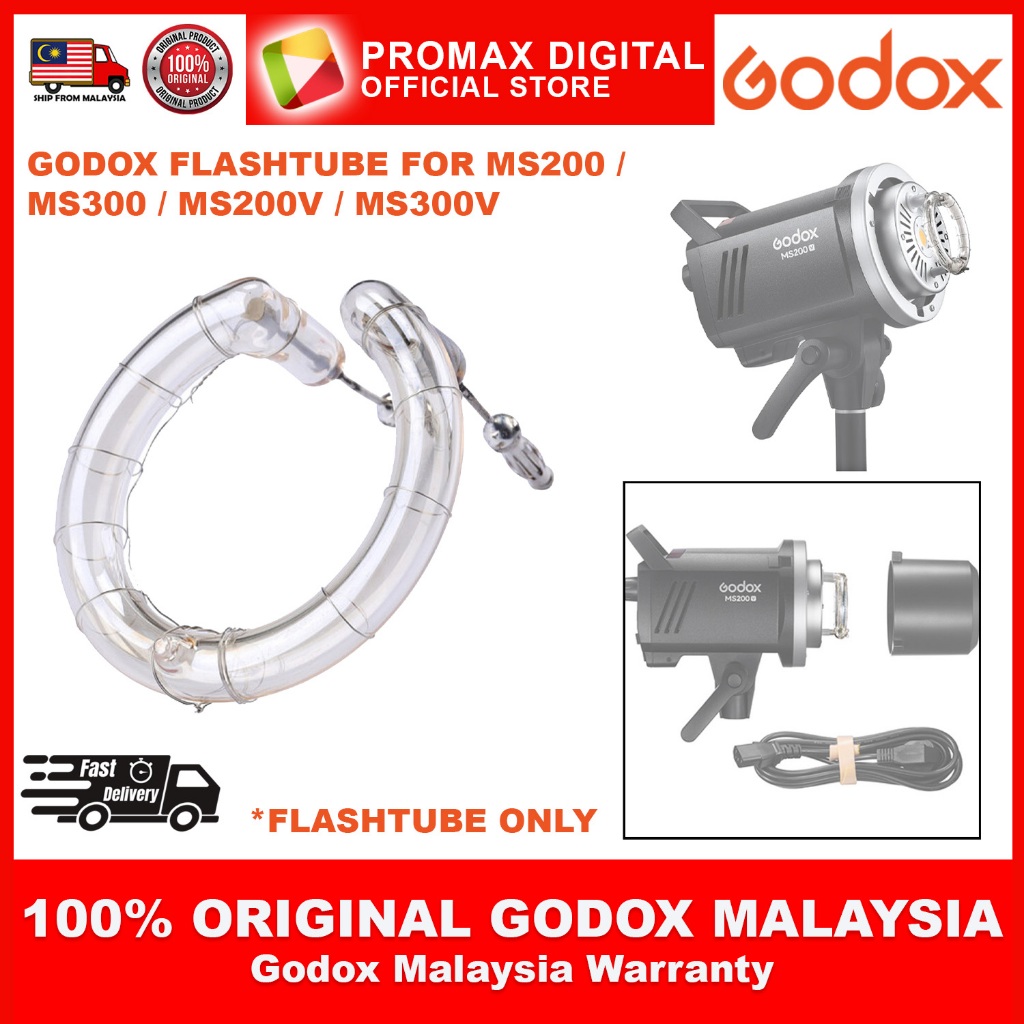 GODOX FLASHTUBE สําหรับ GODOX MS200 / MS300 / MS200V / MS300V