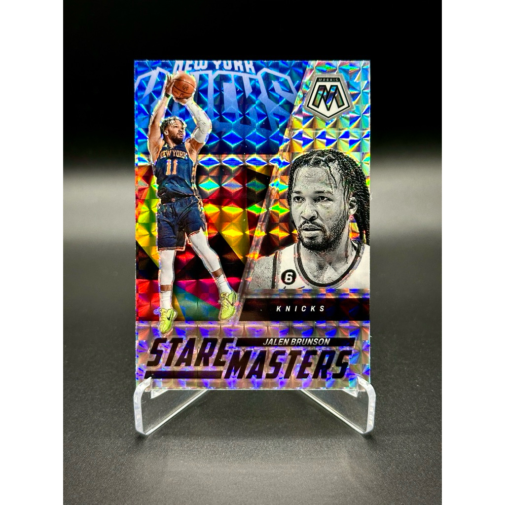 Panini Nba Card 22-23 Mosaic Jalen Brunson Stare Masters