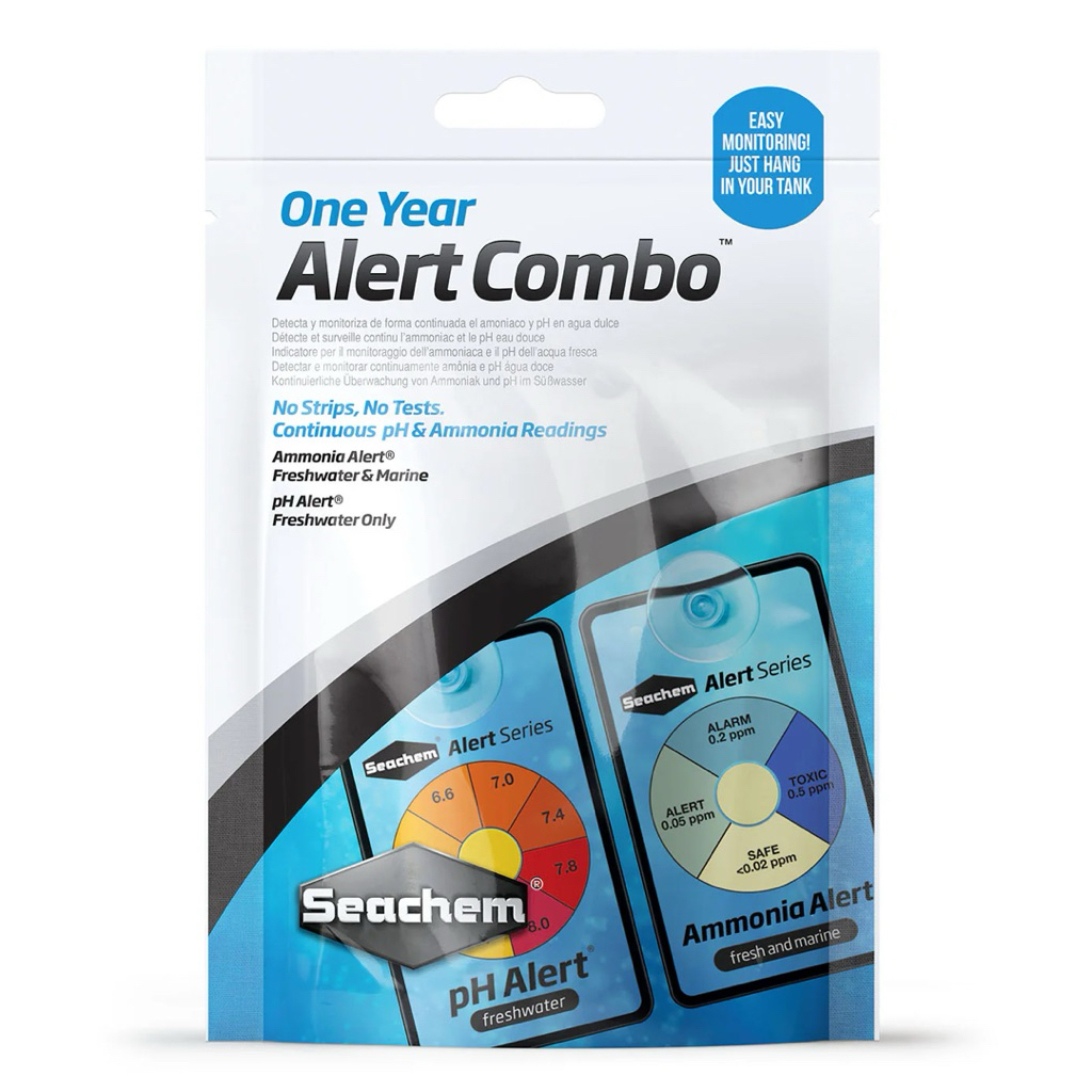 Seachem One Year Alert Combo รวมการแจ้งเตือนแอมโมเนียและ pH Alert