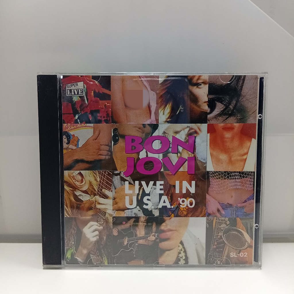 U261-34 ซีดี TERPAKAI [ BON JOVI - LIVE IN USA 90 ] ซีดีมือสอง U261-34