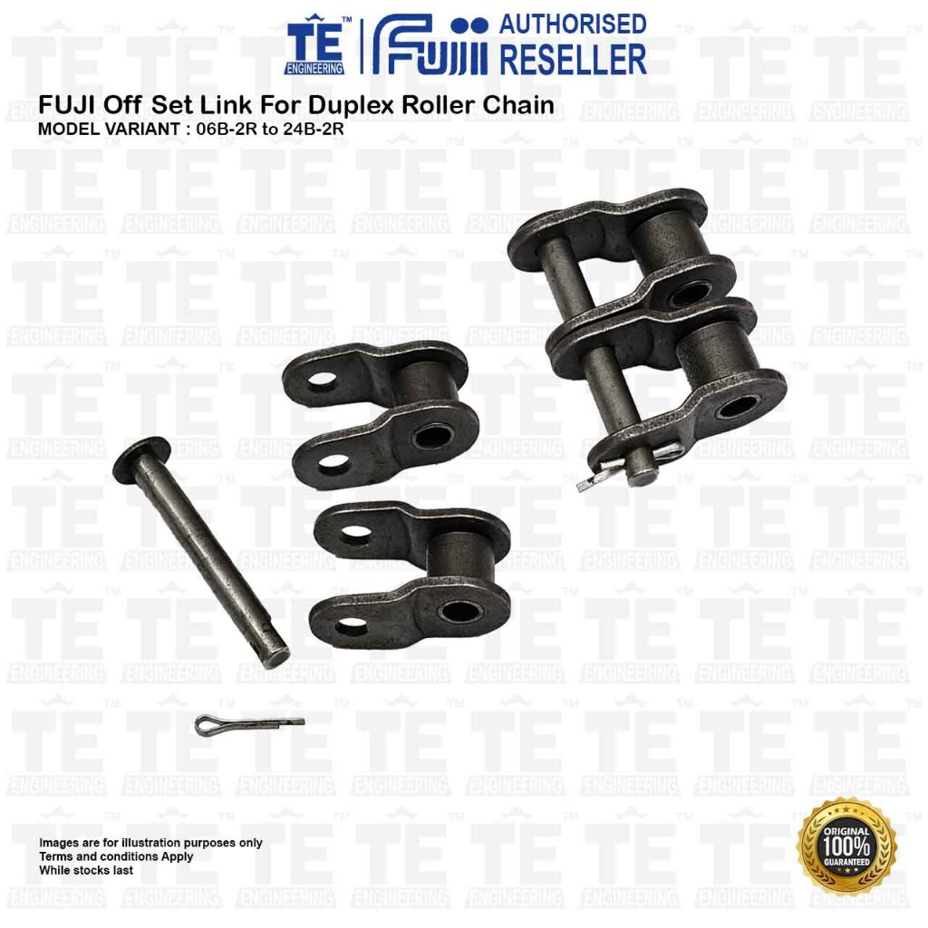 FUJI Off Set Link สําหรับ BS / DIN Duplex Roller Chain ( 06B-2R ถึง 24B-2R)