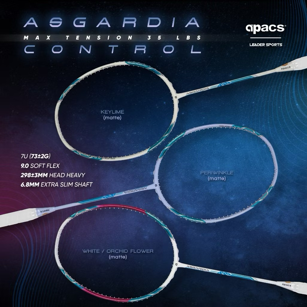 APACS BADMINTON RACKET ASGARDIA CONTROL 7UG2