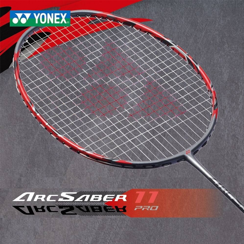 24 SHIP YONEX ARCSABER 11 PRO ไม้แบดมินตันคาร์บอนเต็มเดี่ยว 22-26 ปอนด์ 4U 82g