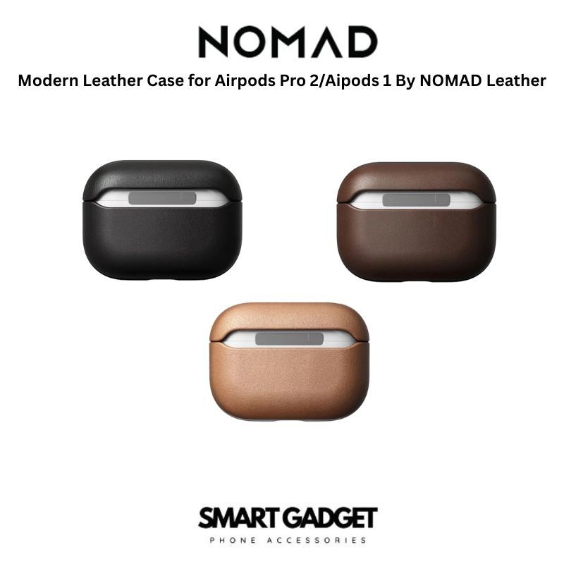 NOMAD เคสหนังโมเดิร์นสําหรับ Airpods Pro 2/Aipods 1 By NOMAD Leather