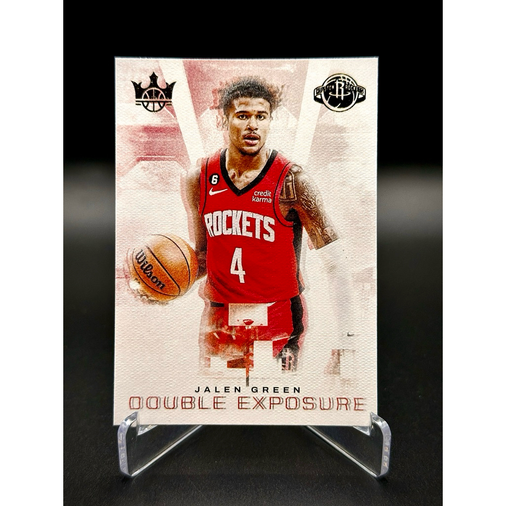 การ์ด Panini Nba 22-23 Court Kings jalen Green การเปิดรับแสงคู่