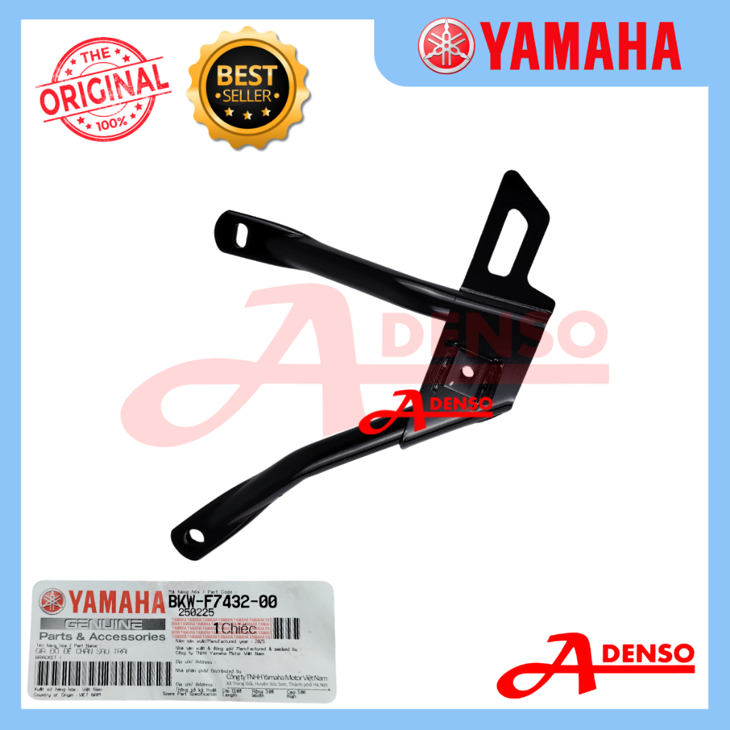 PG1 PG-1 REAR FOOTREST BRACKET 1, HOLDER LEFT (ORIGINAL100%YAMAHA) BKW-F7432-00