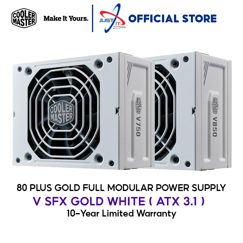 COOLER MASTER V SFX 750W / 850W 80 PLUS GOLD FULL MODULAR ATX3.1 PCIE5.1 POWER SUPPLY PSU ( MPY-7501