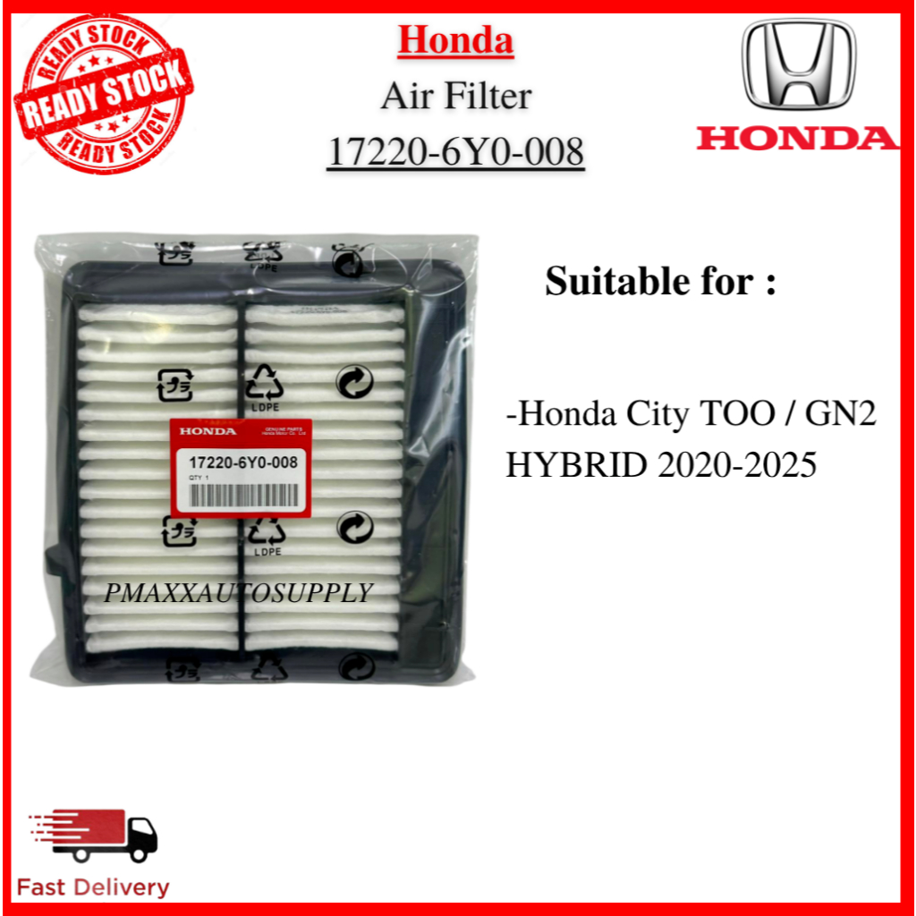 HONDA CITY 1.5 2020 TOO GN2 HYBRID ENGINE AIR FILTER (17220-6Y0-008)