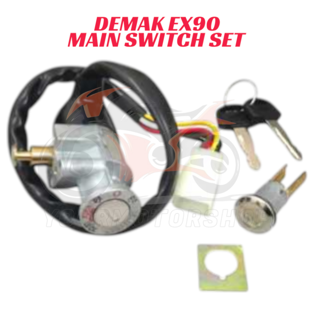 DEMAK EX 90 EX90 ชุดสวิตช์หลักชุดกุญแจ Suis Kunci ชุด EX90 7 สาย